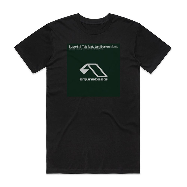Super8 and Tab Mercy Album Cover T-Shirt Black