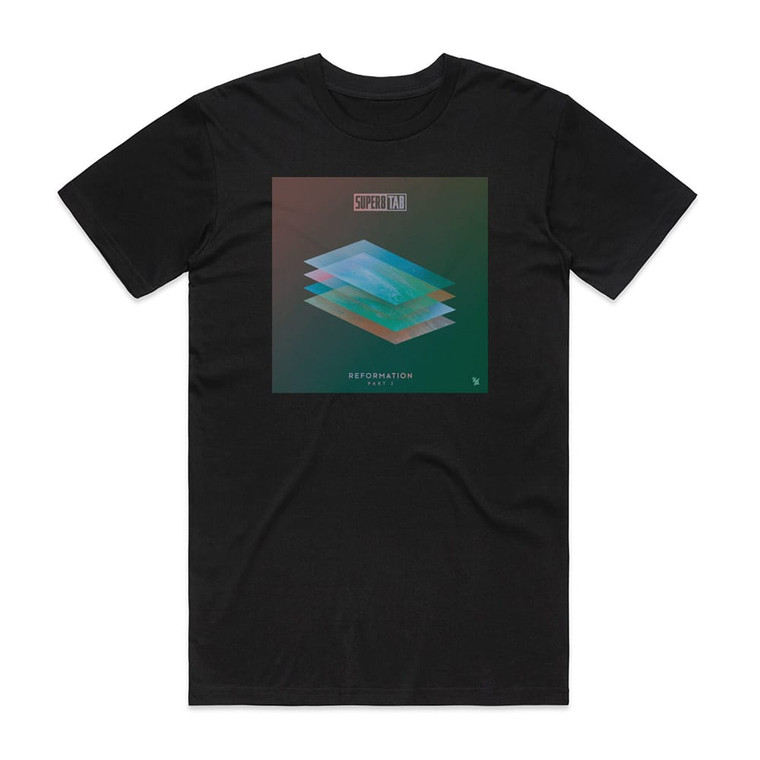 Super8 and Tab Reformation Part 2 Album Cover T-Shirt Black