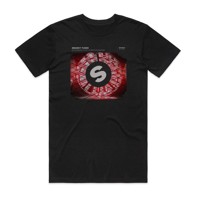 Swanky Tunes Supersonic Album Cover T-Shirt Black