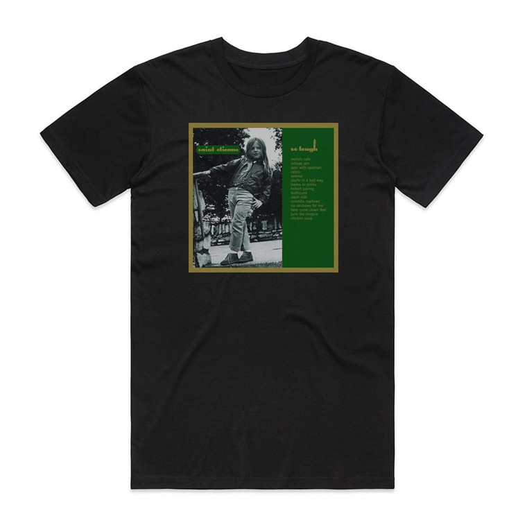 Saint Etienne So Tough Album Cover T-Shirt Black