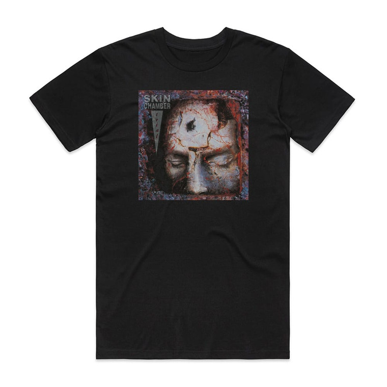Skin Chamber Trial Album Cover T-Shirt Black