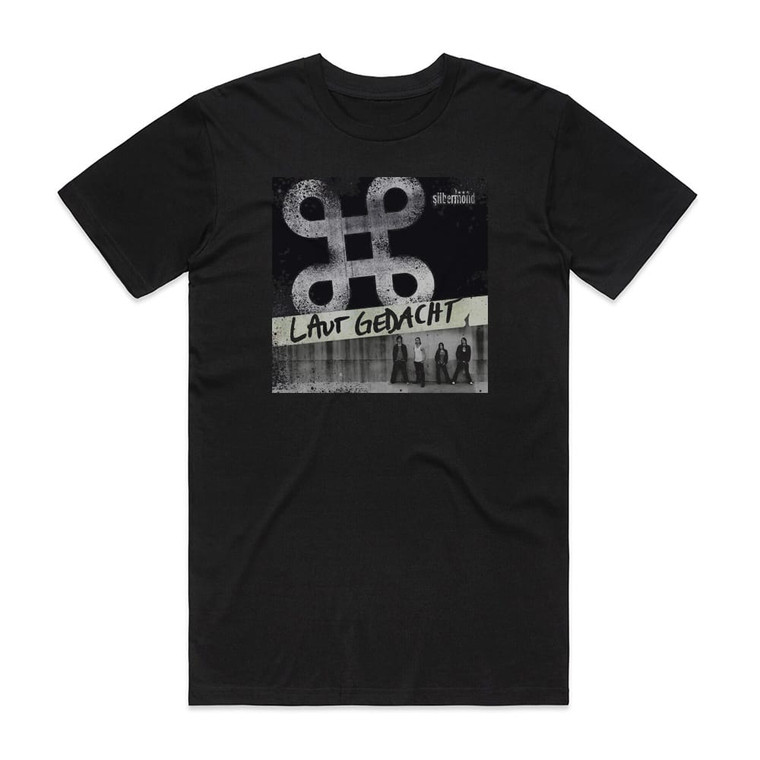 Silbermond Laut Gedacht Album Cover T-Shirt Black