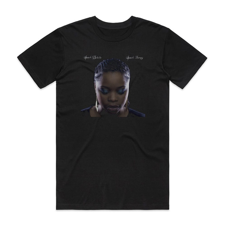 Speech Debelle Speech Therapy Album Cover T-Shirt Black