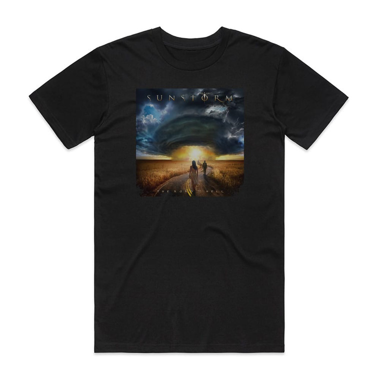 Sunstorm The Road To Hell Album Cover T-Shirt Black