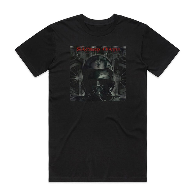 Sacred Oath Sacred Oath Album Cover T-Shirt Black