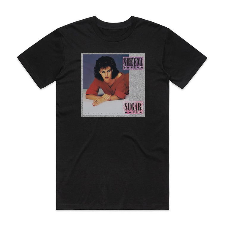 Sheena Easton Sugar Walls Album Cover T-Shirt Black