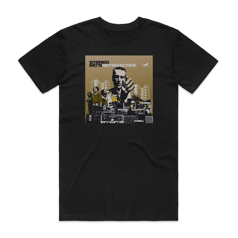 Stereo MCs Retroactive Album Cover T-Shirt Black