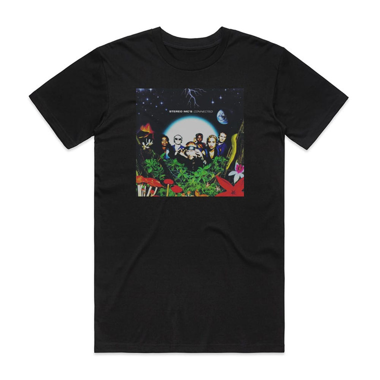 Stereo MCs Connected 1 Album Cover T-Shirt Black