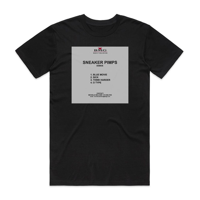 Sneaker Pimps Demos Album Cover T-Shirt Black