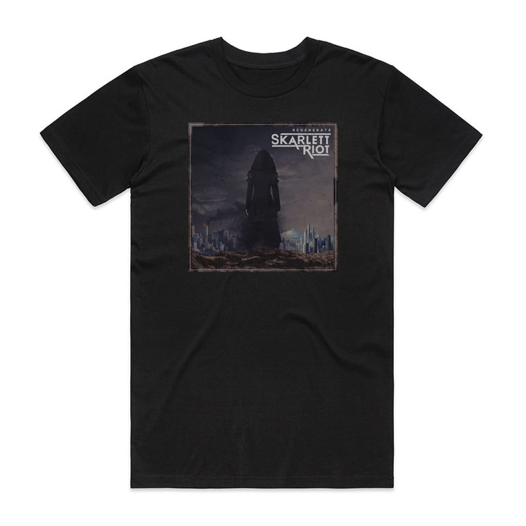 Skarlett Riot Regenerate Album Cover T-Shirt Black