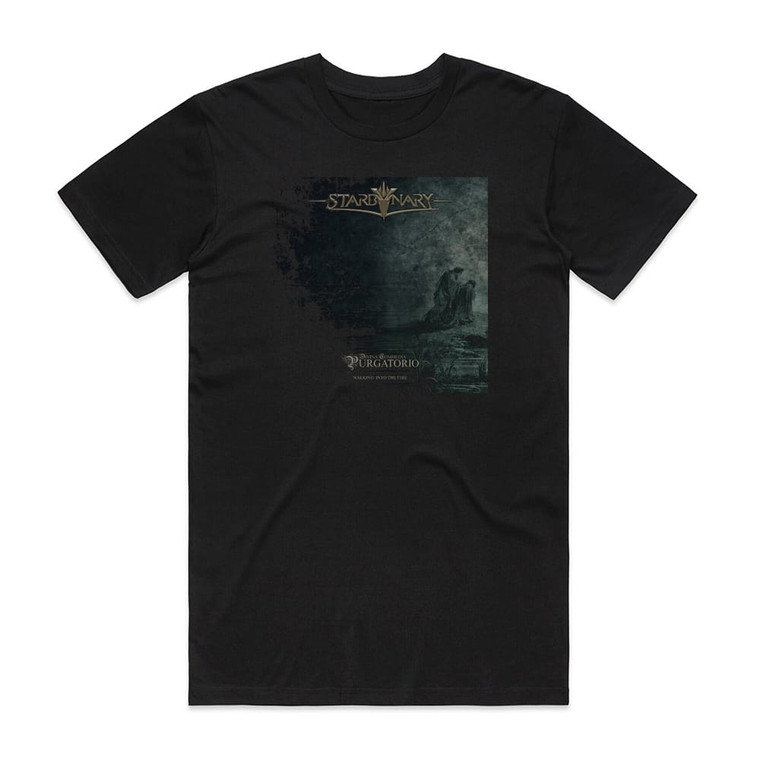 Starbynary Walking Into Fire Album Cover T-Shirt Black