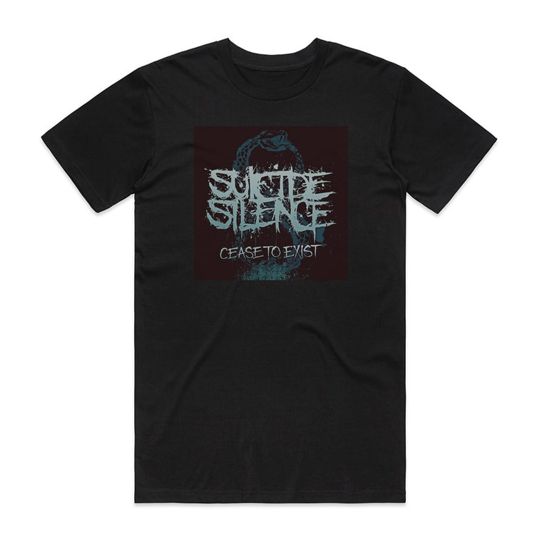 Suicide Silence Cease To Exist Album Cover T-Shirt Black