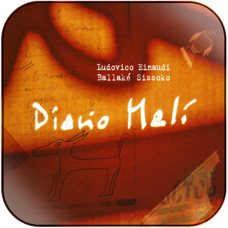 Ludovico Einaudi Diario Mali Album Cover Sticker