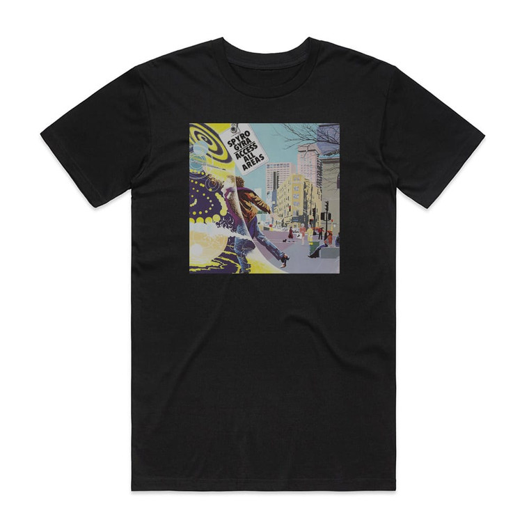 Spyro Gyra Access All Areas Album Cover T-Shirt Black