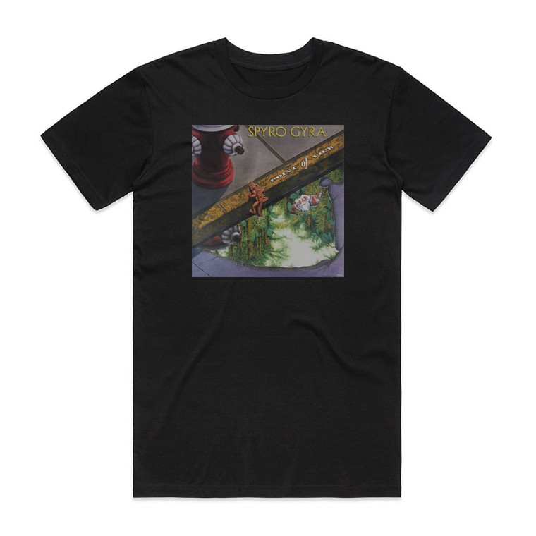 Spyro Gyra Point Of View Album Cover T-Shirt Black