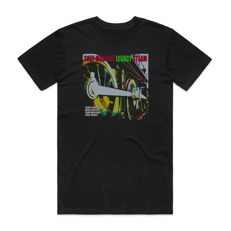 Soft Machine Legacy Steam Album Cover T-Shirt Black
