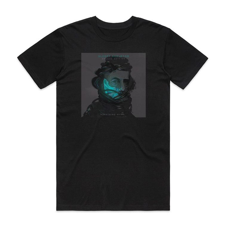 Seething Akira Sleepy Skeletor 1 Album Cover T-Shirt Black