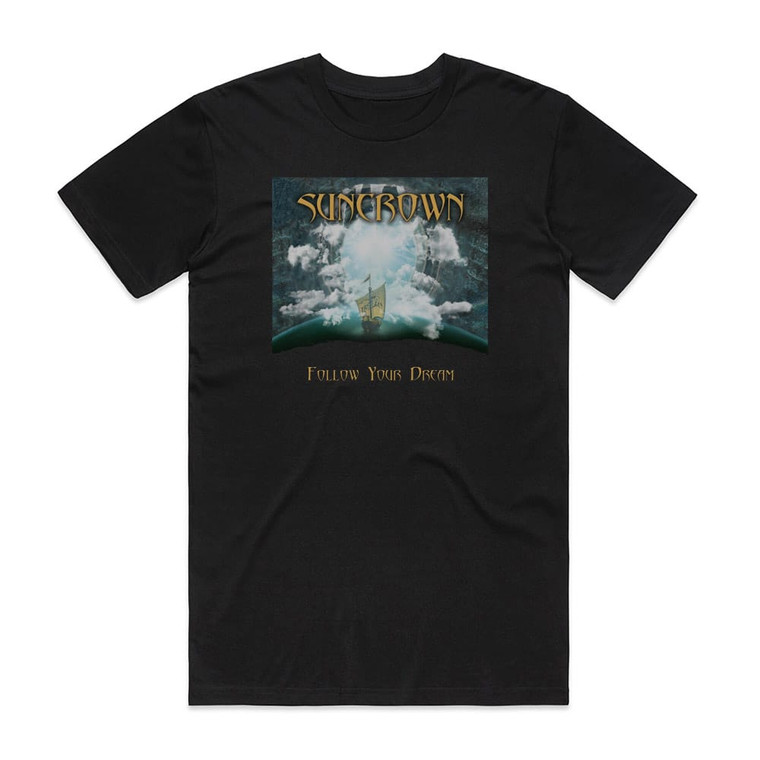 Suncrown Follow Your Dream Album Cover T-Shirt Black