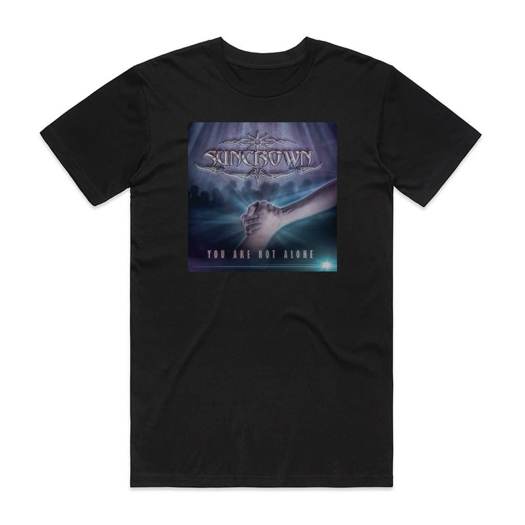 Suncrown You Are Not Alone Album Cover T-Shirt Black
