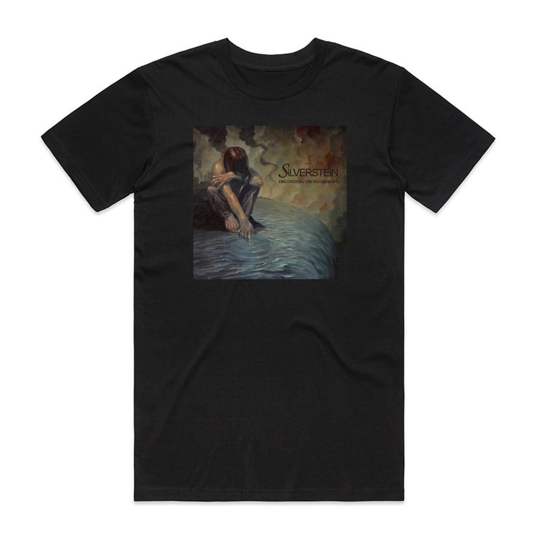 Silverstein Discovering The Waterfront Album Cover T-Shirt Black