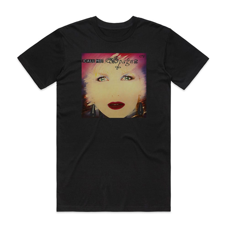 Spagna Call Me Album Cover T-Shirt Black