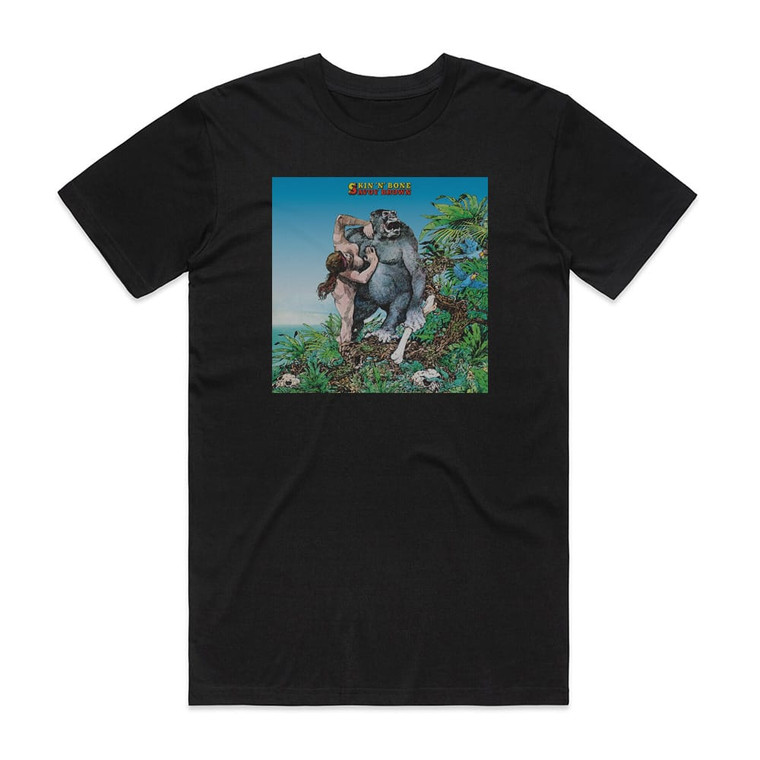 Savoy Brown Skin N Bone Album Cover T-Shirt Black