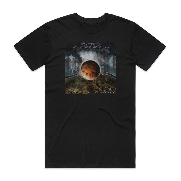 Scar Symmetry Symmetric In Design 1 Album Cover T-Shirt Black Scar Symmetry Symmetric In Design 1 Album Cover T-Shirt Black