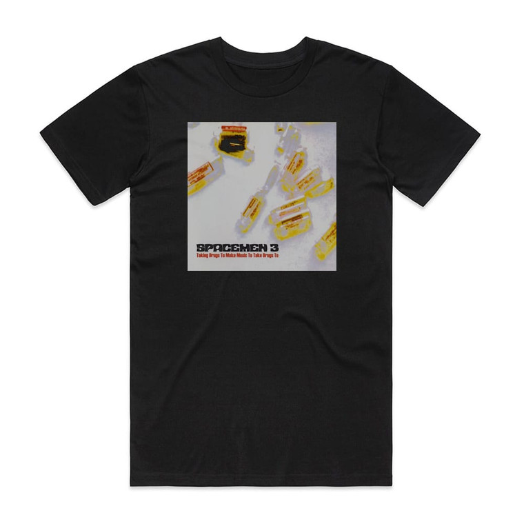 Spacemen 3 Taking Drugs To Make Music To Take Drugs To Album Cover T-Shirt Black