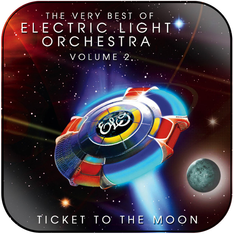 Electric Light Orchestra Ticket To The Moon The Very Best Of Electric Light Orchestra Album Cover Sticker