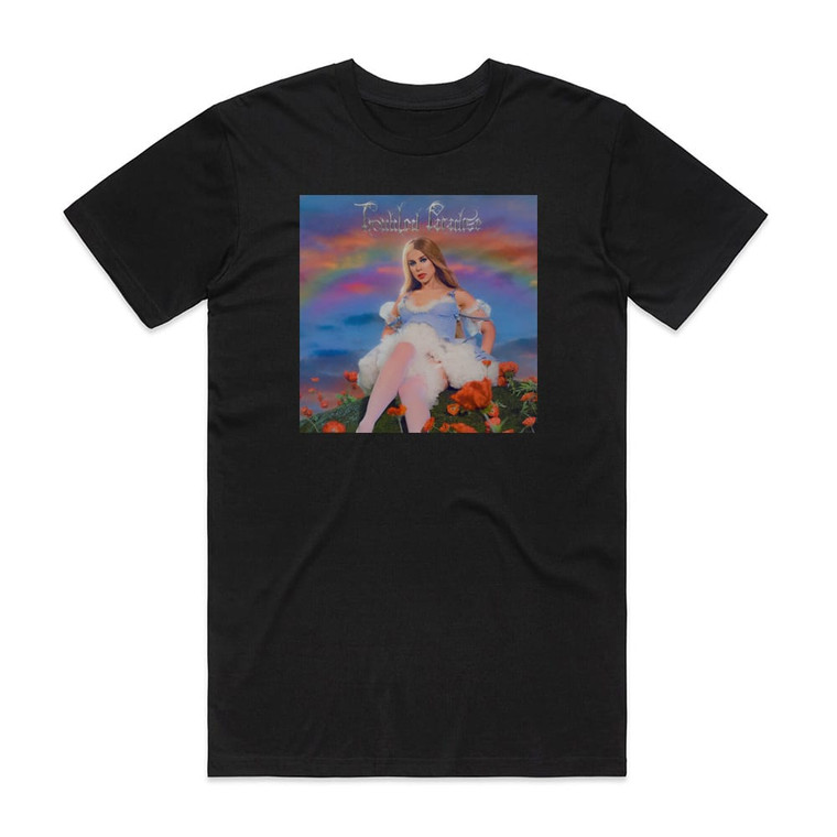 Slayyyter Troubled Paradise Album Cover T-Shirt Black