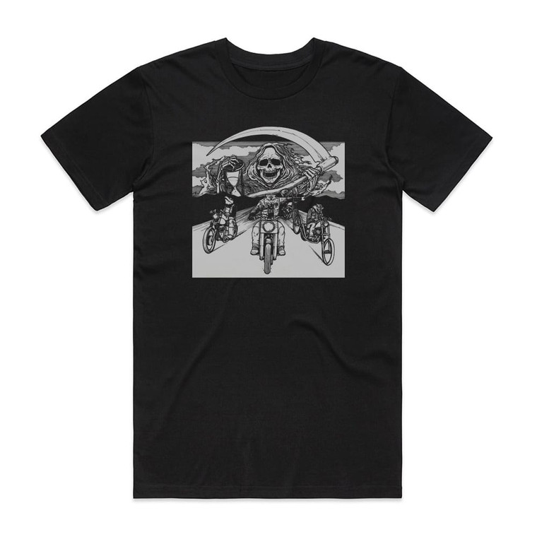 Speedwolf Ride With Death Album Cover T-Shirt Black