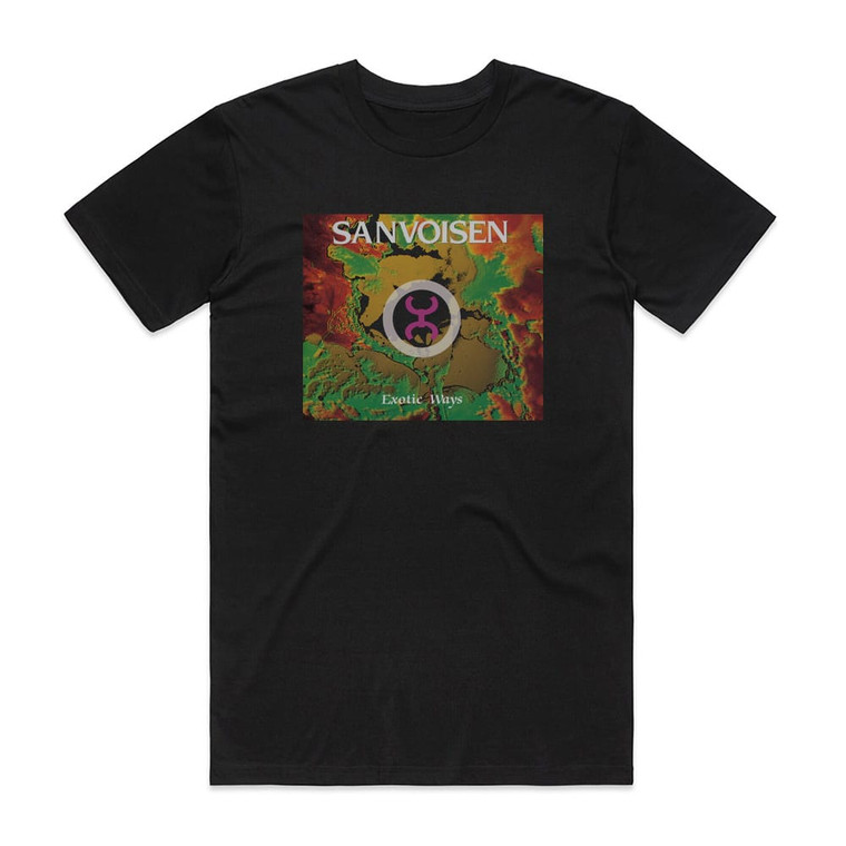 Sanvoisen Exotic Ways Album Cover T-Shirt Black