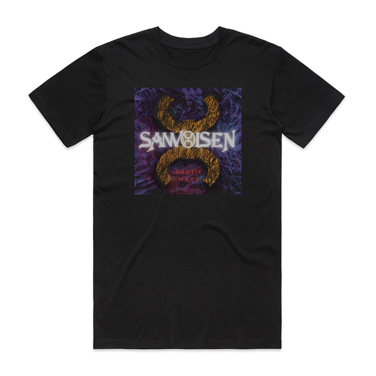 Sanvoisen Exotic Ways 1 Album Cover T-Shirt Black