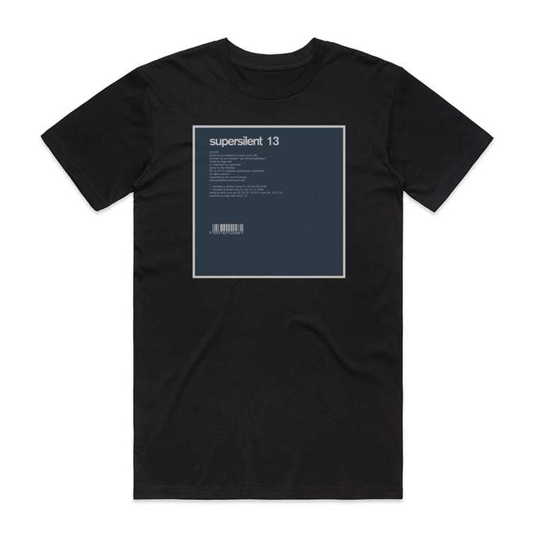 Supersilent 13 Album Cover T-Shirt Black