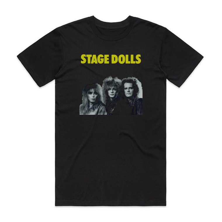 Stage Dolls Stage Dolls 1 Album Cover T-Shirt Black