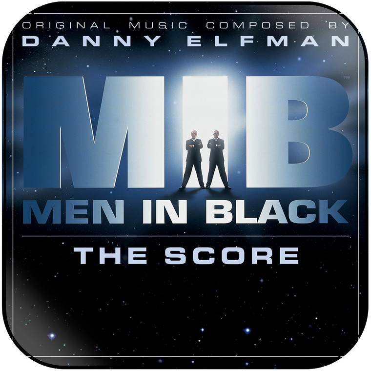 Danny Elfman Men In Black The Score Album Cover Sticker