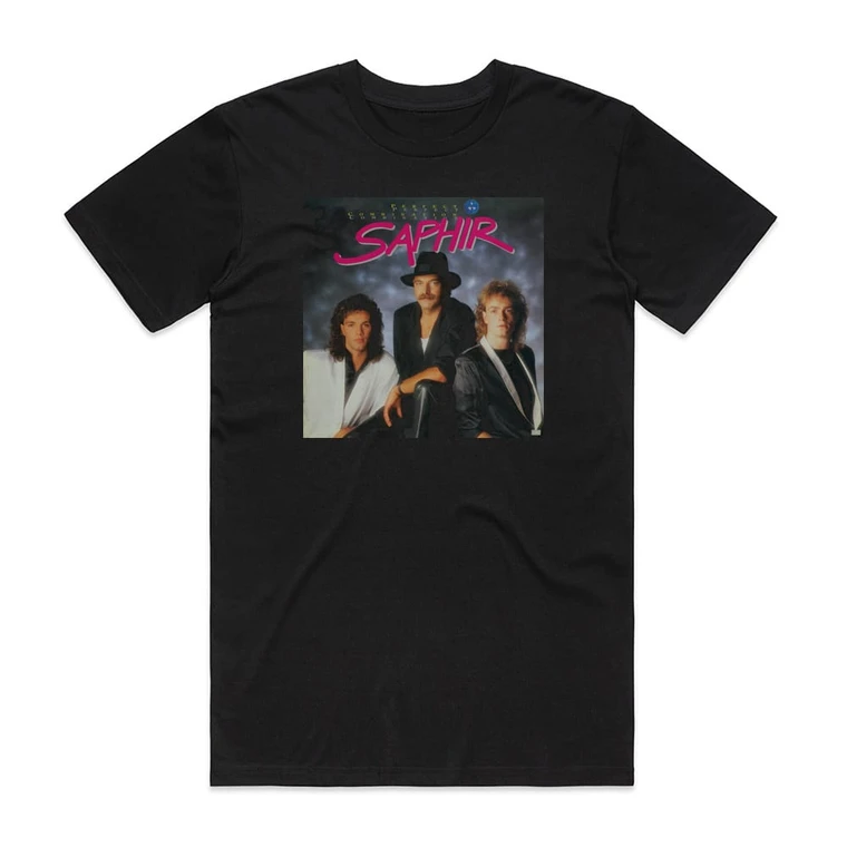Saphir Perfect Combination Album Cover T-Shirt Black