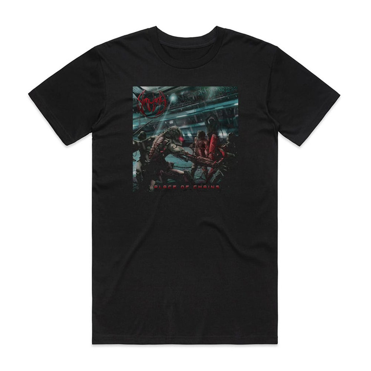 Singularity Place Of Chains Album Cover T-Shirt Black