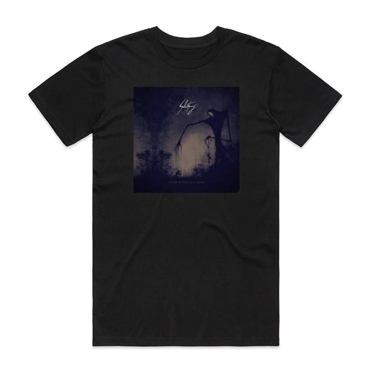 Sabackthanny Im Not In This Fight Alone Album Cover T-Shirt Black