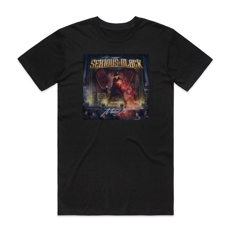 Serious Black Magic Album Cover T-Shirt Black