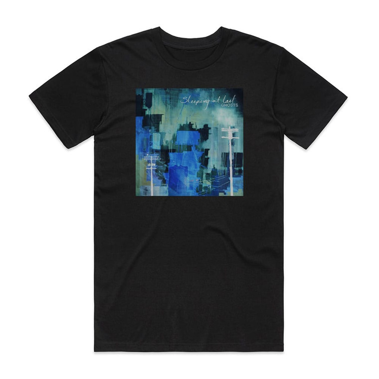 Sleeping at Last Ghosts Album Cover T-Shirt Black