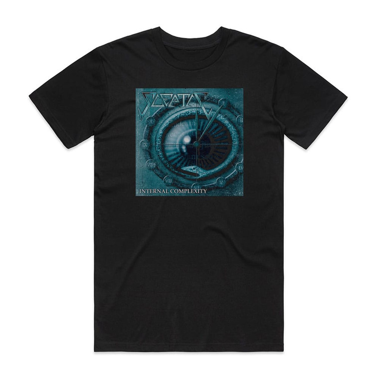 Sceptic Internal Complexity Album Cover T-Shirt Black