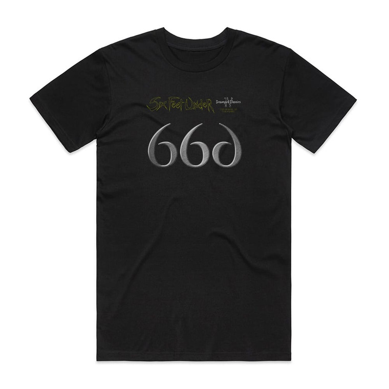 Six Feet Under Graveyard Classics Iv The Number Of The Priest Album Cover T-Shirt Black