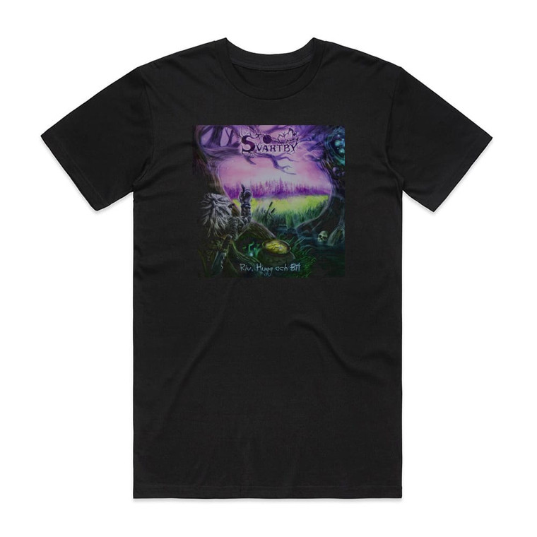 Svartby Riv Hugg Och Bit Album Cover T-Shirt Black