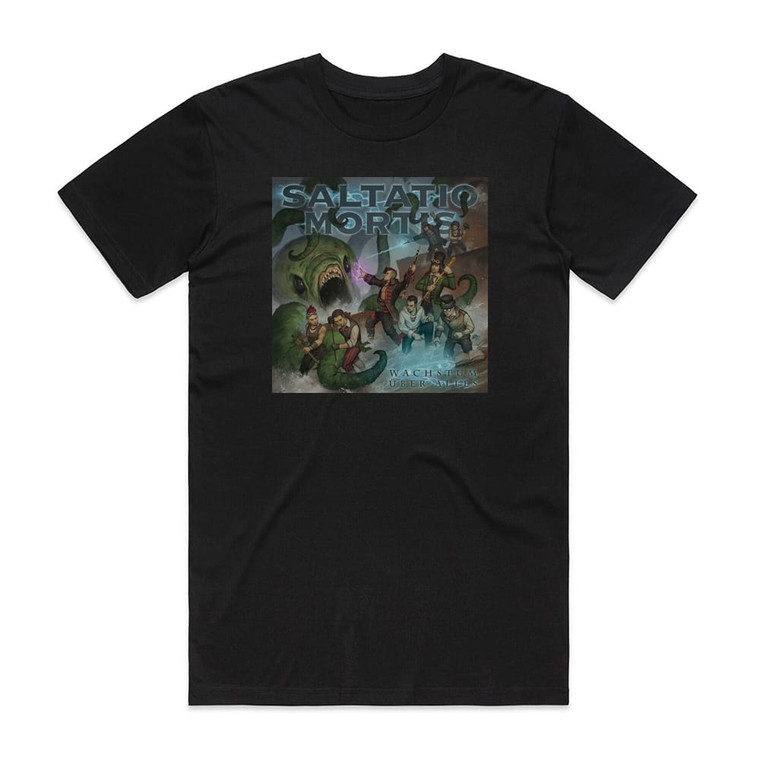Saltatio Mortis Wachstum Ber Alles Album Cover T-Shirt Black