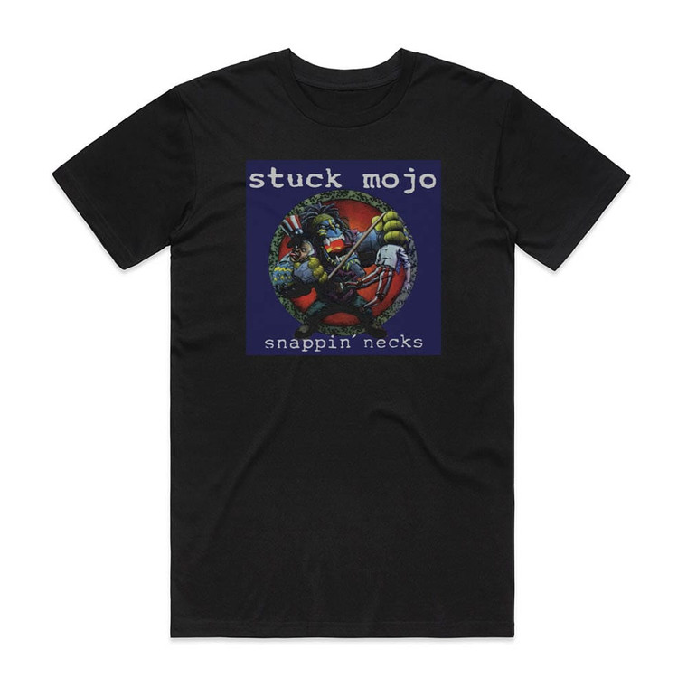 Stuck Mojo Snappin Necks Album Cover T-Shirt Black