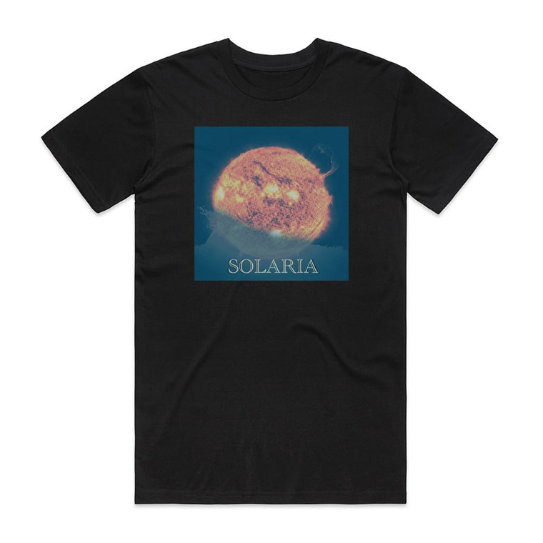 Slowtide Solaria Album Cover T-Shirt Black