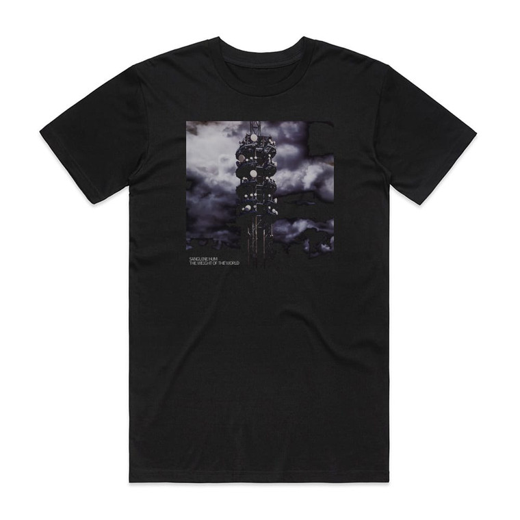 Sanguine Hum The Weight Of The World Album Cover T-Shirt Black