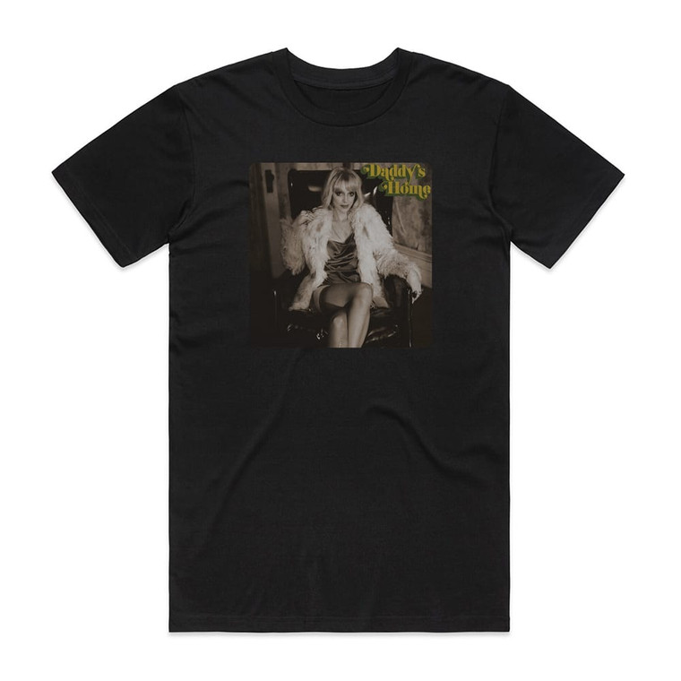 Saint Vincent Daddys Home Album Cover T-Shirt Black