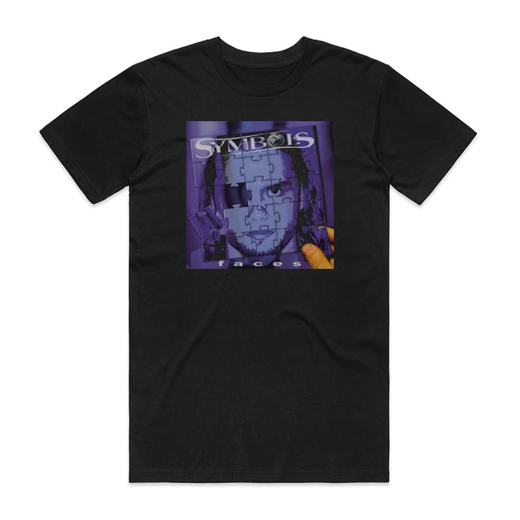 Symbols Faces Album Cover T-Shirt Black